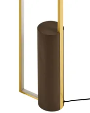 Lampada da terra a LED PATRICIO Metallo Oro_965323
