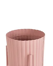 Set of 2 Elevated Plant Pots SAXIFRAGA 18/20 cm Metal Pink_1188124