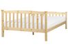 Łóżko drewniane 140 x 200 cm jasne GIVERNY_918167