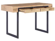 Scrivania VIDA 120 cm 55 cm con contenitore Marrone chiaro_824547