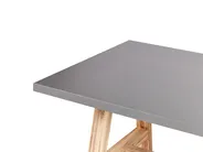 Zestaw ogrodowy z ławkami dla 8 osób TONNARE Beton Szary_930649