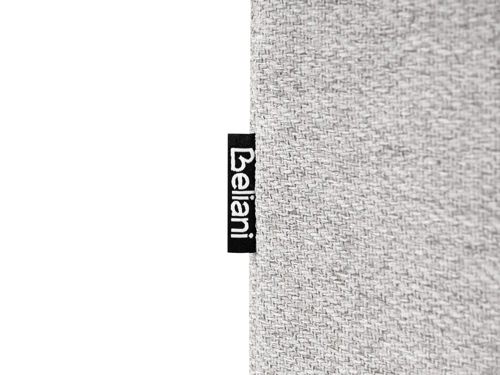 Divan Bed Fabric COUNTESS 120 x 200 cm (EU Small Double) Light Grey_1054532