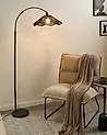 Floor Lamp MIGORI Paper Black