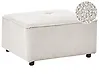 Ottoman AXEBO Boucle Off-White