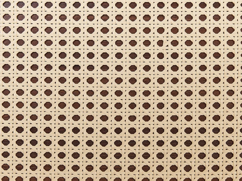 Bed Rattan MONPAZIER 140 x 200 cm (EU Double) Dark Brown_908322