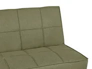 Sofa Bed 3 Seater HASLE Fabric Olive Green_912840