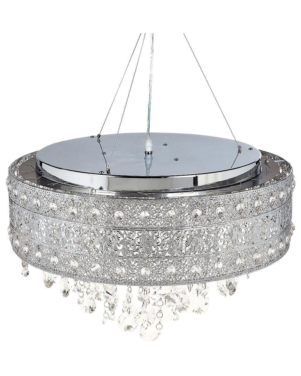 Luster BARBEIRA Krištáľ Strieborná