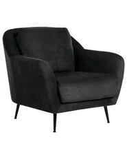 Armchair EIBY Chenille Black_1004370