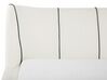 Leather EU Super King Size Waterbed White NANTES_8926