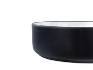 Countertop Basin CALIG ⌀ 360 mm Ceramic Black/ White_922407