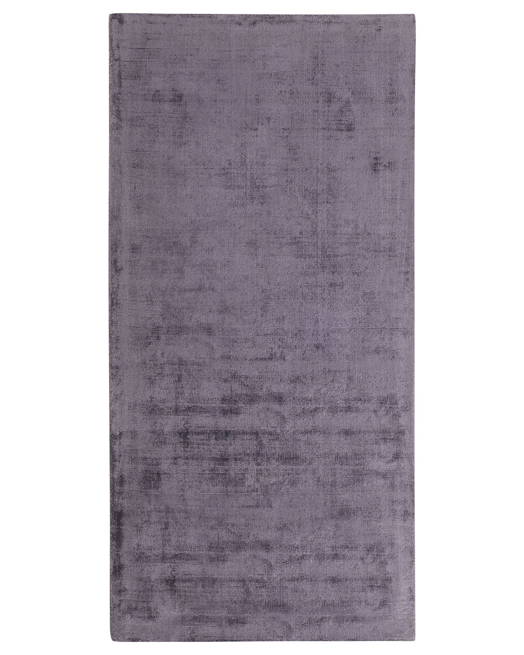 Tapis gris en viscose 80 x 150 cm GESI_680123