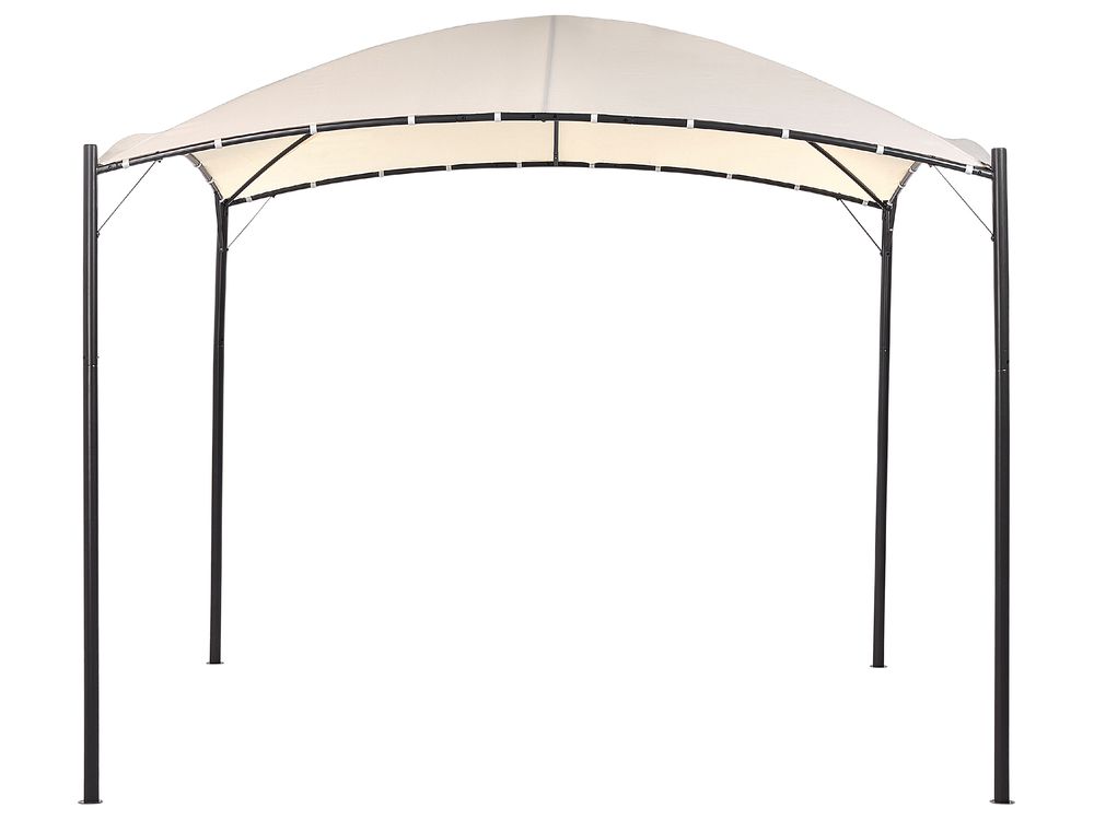Pavilion de grădină VOMERO 305 cm 305 cm Metal Bej