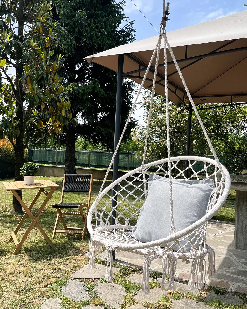 Hanging Chair GABELLA Cotton White_827592