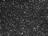 Okrúhly konferenčný stolík čierny/terrazzo efekt POZZA_918773