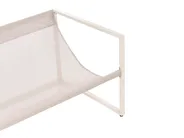 Garden Lounge Set with Table 4 Seater GARDA Metal Beige_1021315