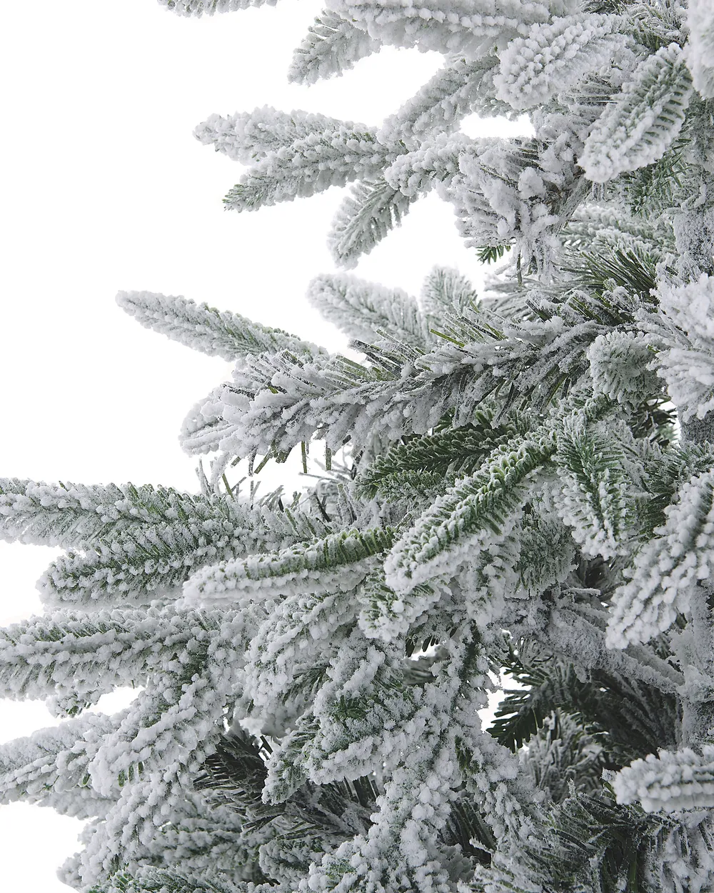 Ośnieżona sztuczna choinka świąteczna BASSIE 120 cm Biały_783327