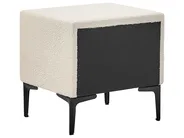 Bedroom Set SEZANNE Boucle Off-White 180 x 200 cm (EU Super King)_939824