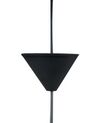 Lámpara de techo de poliéster/ratán/algodón natural/negro 186 cm BOERI_836978