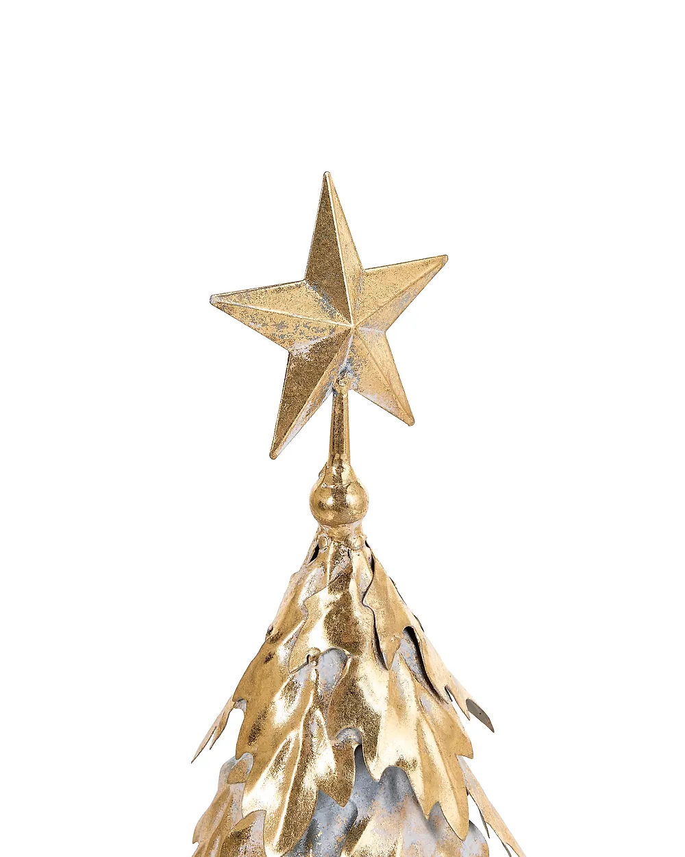 Décoration de Noël KOUVOLA 88 cm Arbre de Noël Doré_1173513