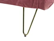 Living Room Set 3 Seater VESTFOLD Velvet Pink_851650