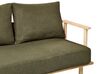 2-Sitzer Sofa Bouclé Stoff Dunkelgrün ASKER_932570