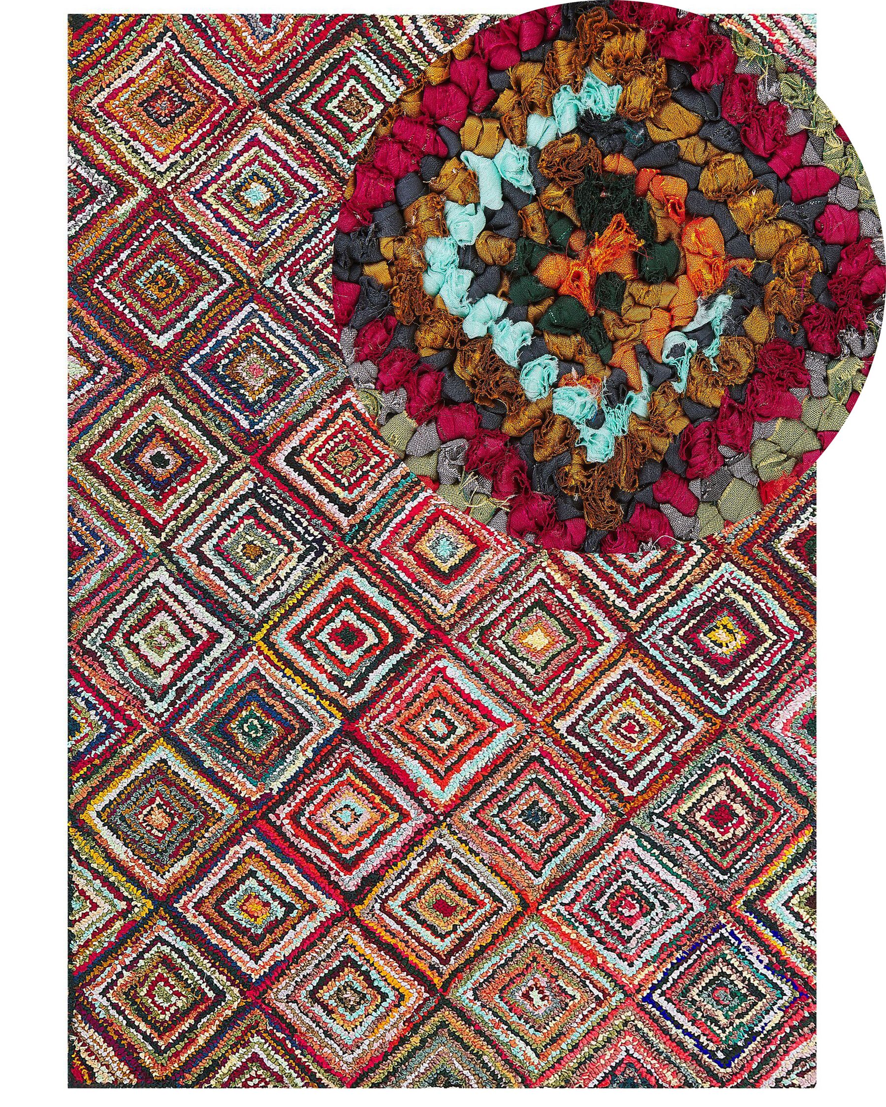Bavlnený koberec 160 x 230 cm viacfarebný KAISERI_765049