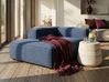 Right-Hand Chaise Longue ARDAL Corduroy Dark Blue