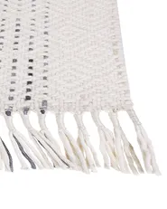 Rug OMERLI White 140 x 200 cm Wool_852631