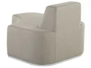 Garden Lounge Set with Table 2 Seater FABRO Modular Light Grey_830455