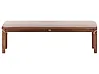 Banco de jardín con cojín TUSCANIA 160 cm Madera de eucalipto Beige