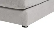 Corner Sofa 5 Seater LOFOTEN Fabric Light Grey Right Hand_900487