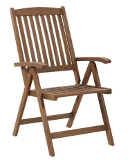 Sedia da giardino AMANTEA Legno d'acacia Marrone scuro_871584