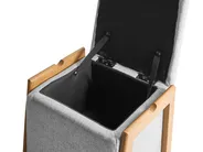 Puf ze schowkiem EDLAND 45 cm Jasnoszary_1040637