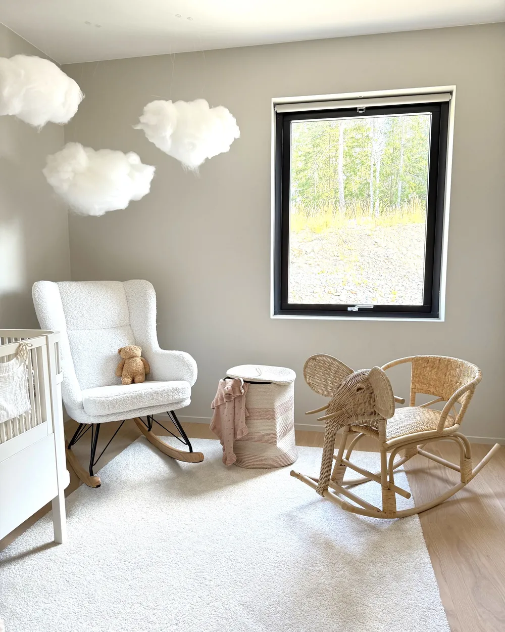 Rocking Chair LUOMA Boucle Off-White_1005815