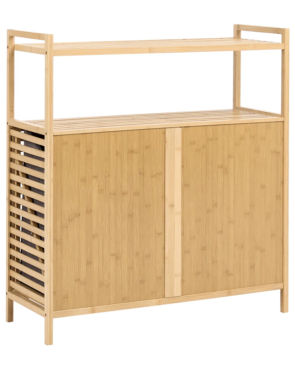 Tilt-Out Laundry Cabinet CEJAR 88 cm Bamboo Light Brown_1144742