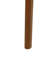 Set di 2 sedie da pranzo MINIER Legno Marrone scuro/Beige_926538