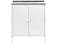 Set da 3 per cucina da esterno VILAMA Bianco Metallo_976974