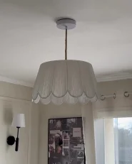 Pendant Lamp SEBAKWE Paper Rope Light Beige_1062586