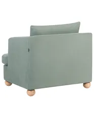 Living Room Set 6 Seater RATTVIK Fabric Light Green_1066627