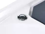 Corner Hot Tub with LED CUYABENO 2110 x 1500 mm White_1033731