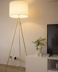 Floor Lamp VISTULA Metal Gold_856459