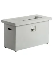Gas Fire Pit AMBRIM Concrete Light Grey_956203