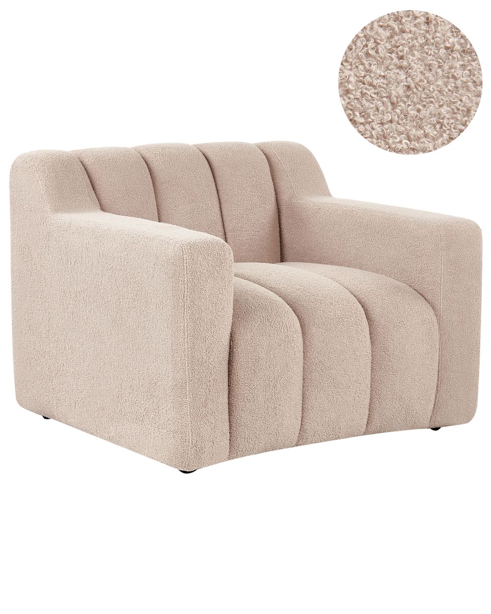 Armchair AGERUP Boucle Beige