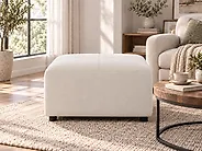 Ottoman KOHLO Fabric Light Beige_1185373
