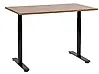 Escritorio de altura regulable manual DESTINAS 120 cm x 72 cm Marrón/Negro
