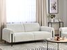 3-personers sofa fløjl hvid ASKIM_918396