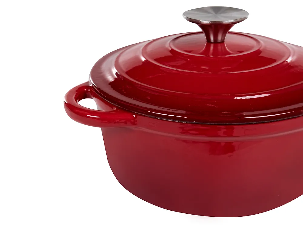 Gusseisen Kochgeschirrset 8-teilig FEURA Rot_1170426