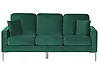 Sofa 3 Seater GAVLE Velvet Emerald Green