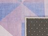 Teppich blau-grau 160 x 230 cm geometrisches Muster Kurzflor KARTEPE_715495
