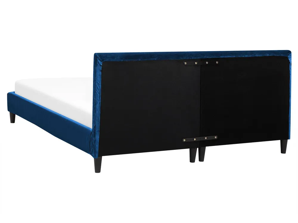Bed Velvet FITOU 160 x 200 cm (EU King Size) Dark Blue_710104